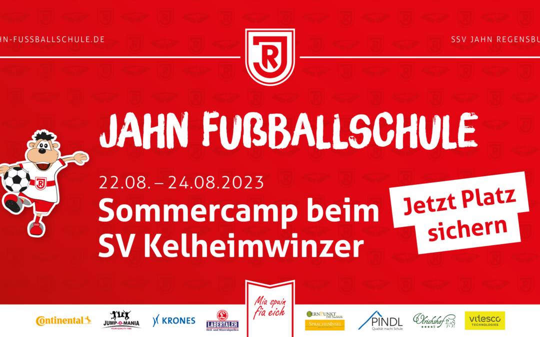 Jahn Fußballschule: Sommercamp in Kelheimwinzer vom 22. bis 24. August